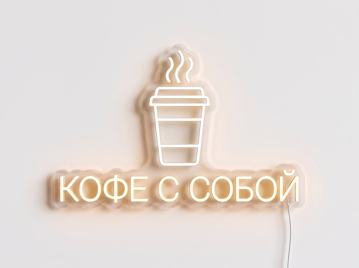 Неон для кафе — фото 2
