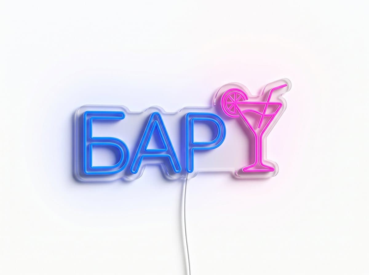 Неон для бара — фото 2